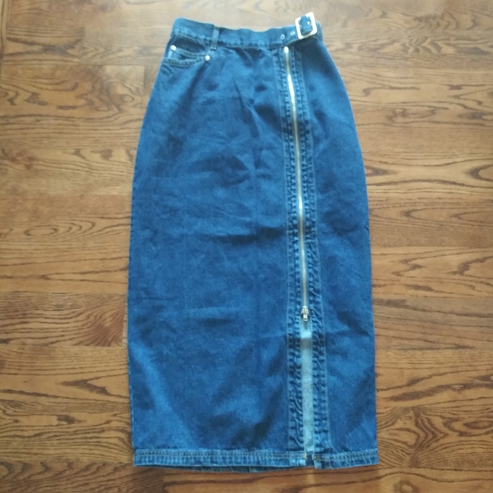 No Excuses Original Denim Jean Skirt
